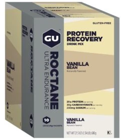 Gu Roctane Protein Recovery Mix ( 10 Single Serve Packs) -Splash Essentials 5666610446504 vanilla 2a