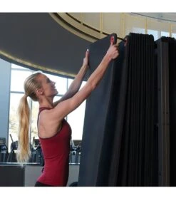 Spri 71in Premium Hanging Mat (3/8") -Splash Essentials 5668342661288 black 3a