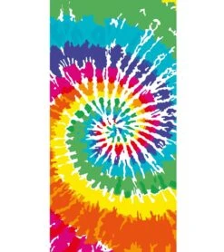 Dohler 30'' X 60'' Colorful Tie-Dye Towel