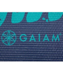 Gaiam Midnight Fern Printed Yoga Mat 68" 4mm -Splash Essentials 5669004869800 midnightfern 5a