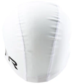 TYR Silicone Comfort Swim Cap -Splash Essentials 5669096784040 white 3a