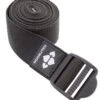 6' Essential Yoga Strap -Splash Essentials 5669834719400 charcoal 1a