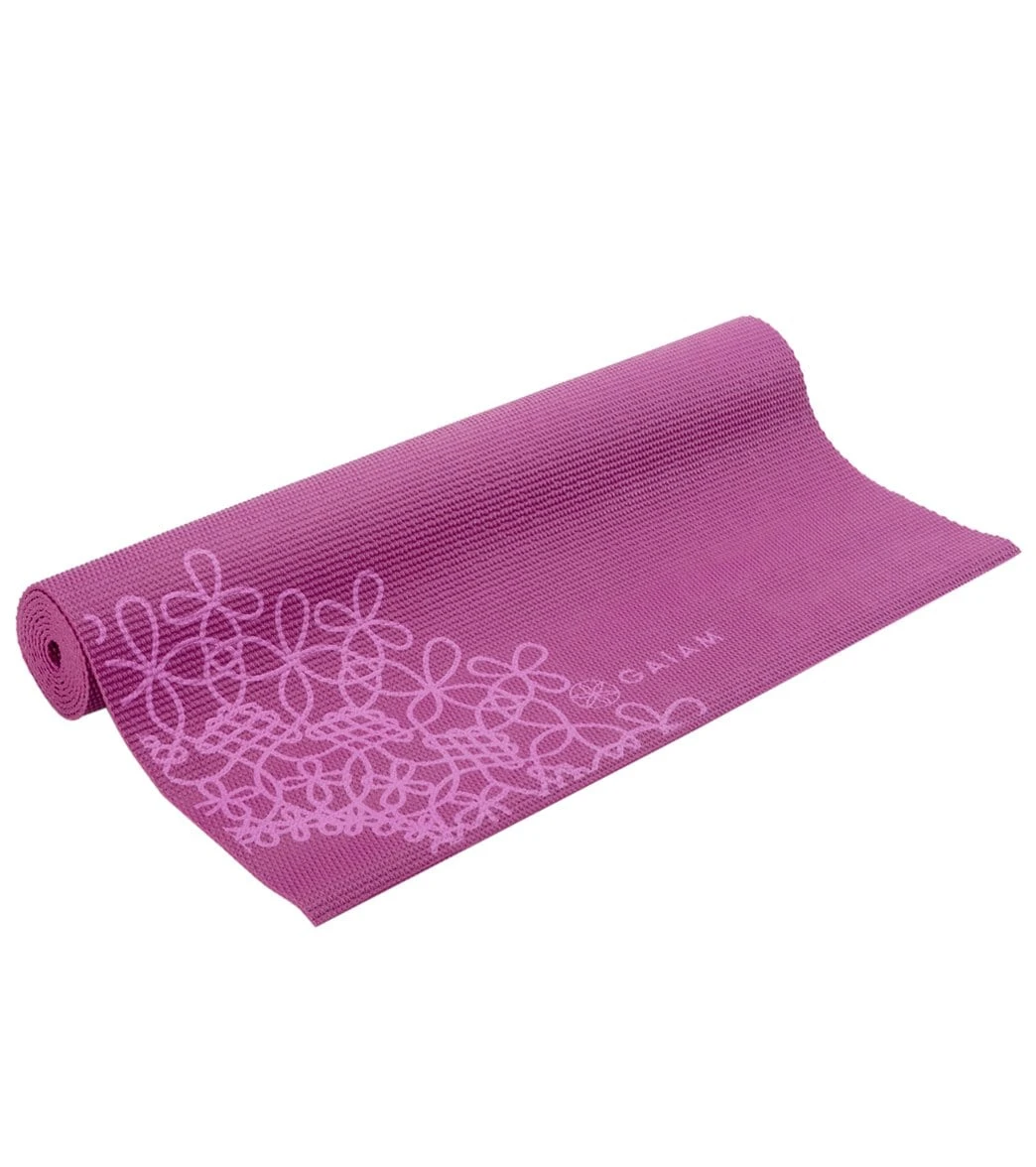 Gaiam Purple Medallion Classic Yoga Mat 68" 4mm 3 Gaiam Purple Medallion Classic Yoga Mat 68" 4mm - Image 2
