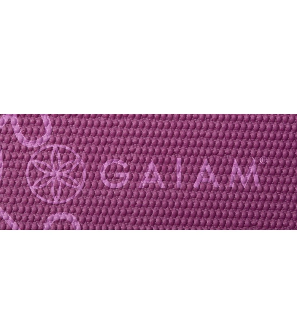 Gaiam Purple Medallion Classic Yoga Mat 68" 4mm 6 Gaiam Purple Medallion Classic Yoga Mat 68" 4mm - Image 5
