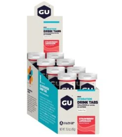 GU Hydration Drink Tabs (8 Pack) -Splash Essentials 5670658834600 strawberrylemonade 1a