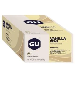 GU Energy Gel (24 Pack) -Splash Essentials 5672075198632 vanillabean 3a