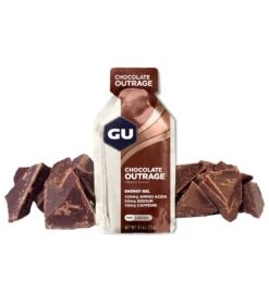 GU Energy Gel (24 Pack) -Splash Essentials 5672075559080 chocolateoutrage 2a