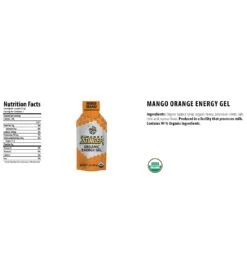 Honey Stinger Organic Energy Gels (24 Pack) -Splash Essentials 5672163901608 mangoorange 2a