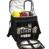 London Picnic Cooler For Two -Splash Essentials 5672444788904 blacklondonplaid 1a