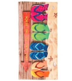 Sola This Way To The Beach Towel