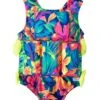Girls' Tahitian Floral Floatation Swimsuit -Splash Essentials 5683756368040 2t