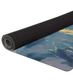 Ajna Rubber Yoga Mat 72" 3mm -Splash Essentials 6635510726824 blue 3a