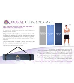 Ultra Yoga Mat 78" -Splash Essentials 6714051330216 black 3a