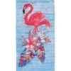 Dohler New Painted Flamingo Beach Towel 30”X 60” 1 Dohler New Painted Flamingo Beach Towel 30”X 60” -Splash Essentials 6750758043816 multicolor 1a