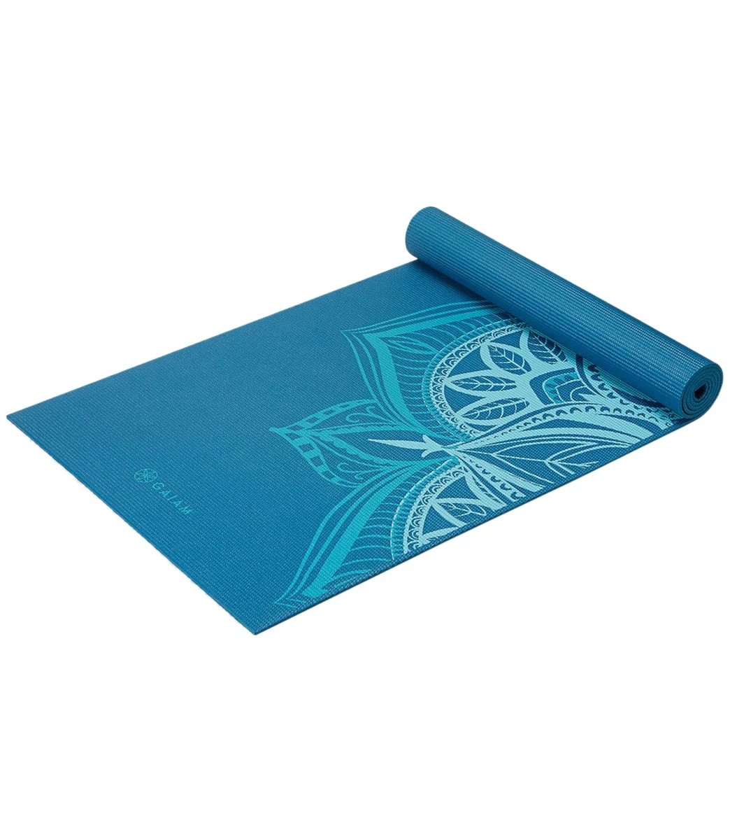 Gaiam Indigo Point Premium Yoga Mat 68" 6mm 3 Gaiam Indigo Point Premium Yoga Mat 68" 6mm