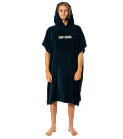 Rip Curl Men's Icons Hooded Towel 9 Rip Curl Men's Icons Hooded Towel -Splash Essentials 7319694311592 navy 4a